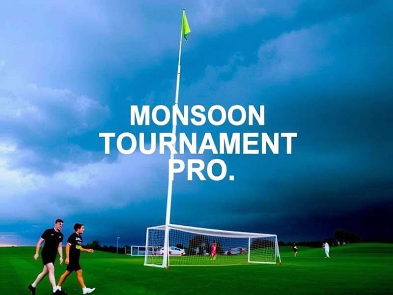 Players competing at the Precipitation Pro tournament in Hyderabad Precipitation Pro Monsoon Masters Tournament