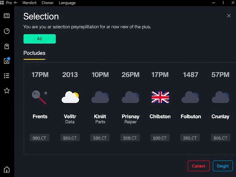 Choose from 11 Indian languages in Precipitation Pro Precipitation Pro Language Selection Screen